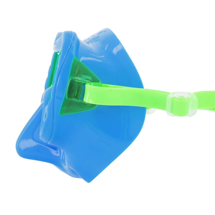 Speedo Kids' Sea Seeker MSF Snorkel Set Blue/Green - L/XL