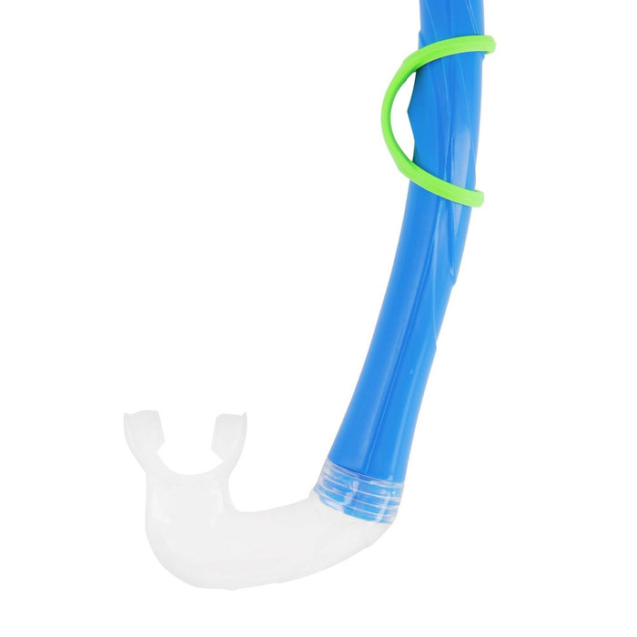 Speedo Kids' Sea Seeker MSF Snorkel Set Blue/Green - L/XL
