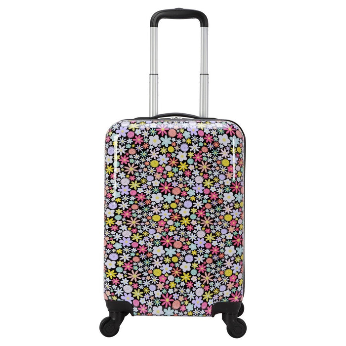 Crckt Kids' Hardside Carry On Spinner Suitcase - Black Floral (LOCAL PICKUP ONLY)