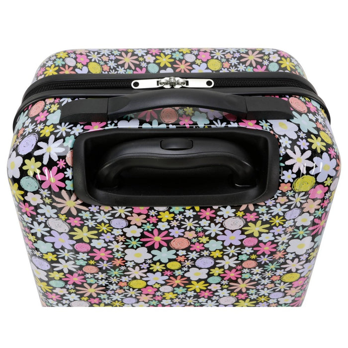 Crckt Kids' Hardside Carry On Spinner Suitcase - Black Floral (LOCAL PICKUP ONLY)