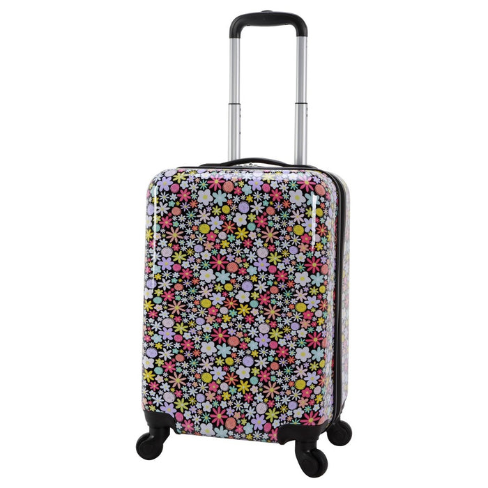 Crckt Kids' Hardside Carry On Spinner Suitcase - Black Floral (LOCAL PICKUP ONLY)