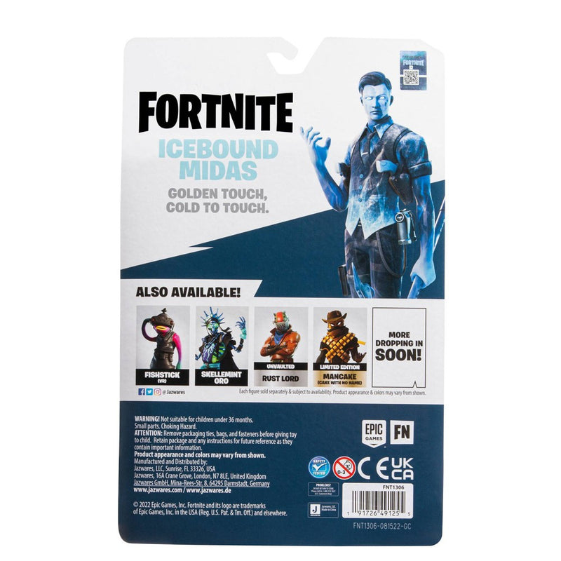 Fortnite Legends IceBound Midas 4" Action Figure (Target Exclusive)