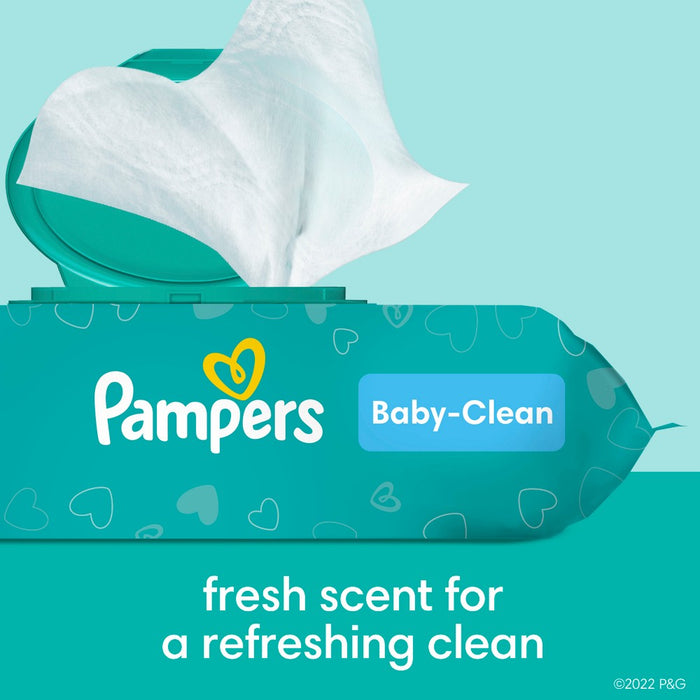 Pampers Baby Clean Fresh Scented Baby Wipes - 864ct