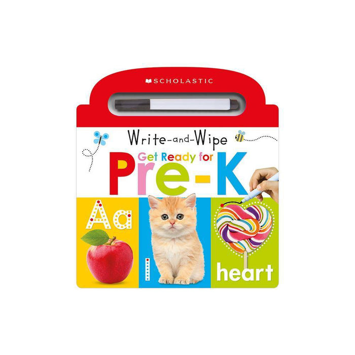 Write and Wipe Get Ready for Pre-k - by Scholastic Inc. & Scholastic Early Learners (Hardcover)