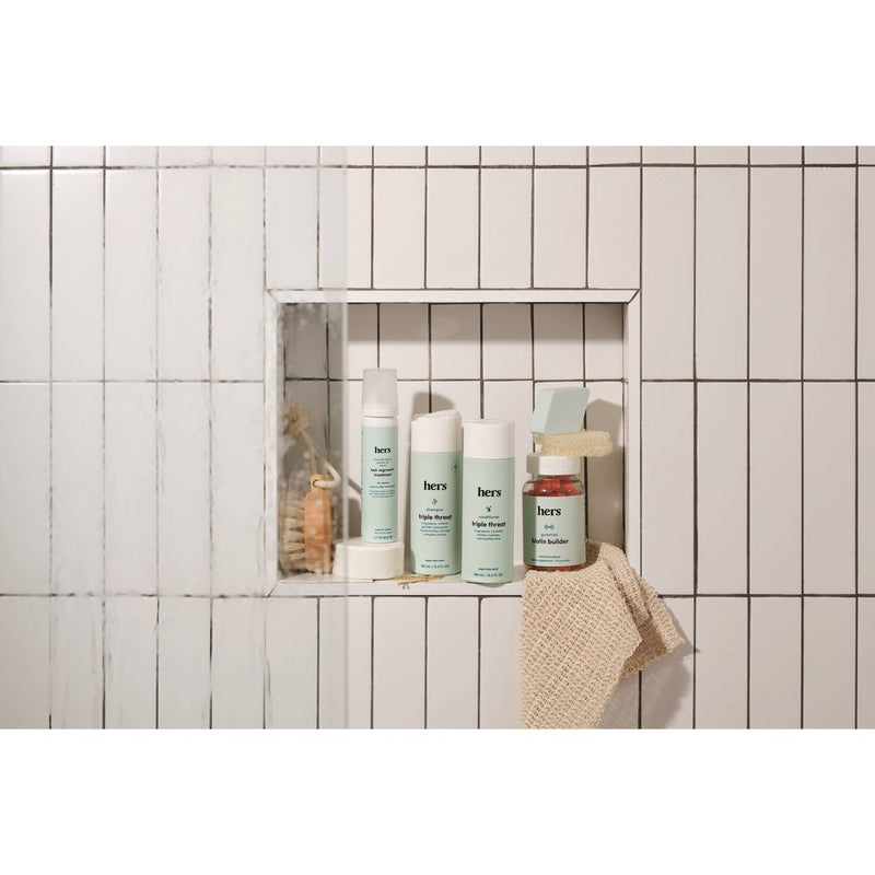 hers Triple Threat Shampoo Thickening & Moisturizing Hair Defense Shampoo - 6.4 fl oz