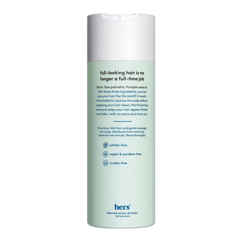 hers Triple Threat Shampoo Thickening & Moisturizing Hair Defense Shampoo - 6.4 fl oz