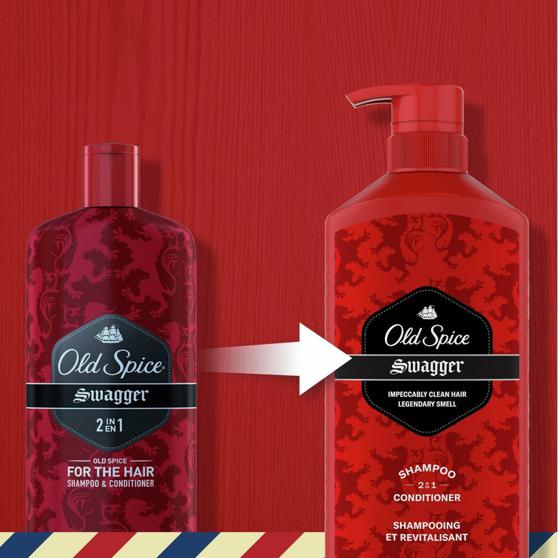 Old Spice Men's Swagger 2-in-1 Shampoo and Conditioner - 21.9 fl oz
