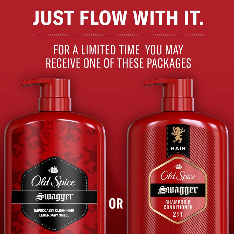 Old Spice Men's Swagger 2-in-1 Shampoo and Conditioner - 21.9 fl oz