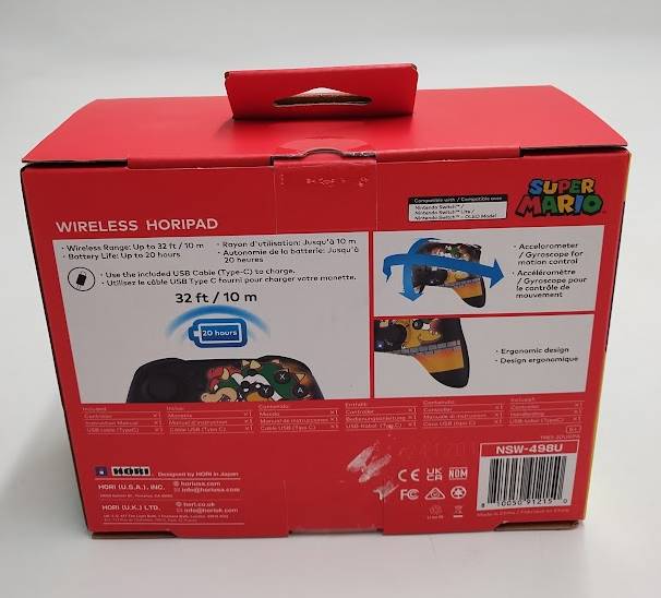 Hori Nintendo Switch Horipad Wireless Controller - Bowser