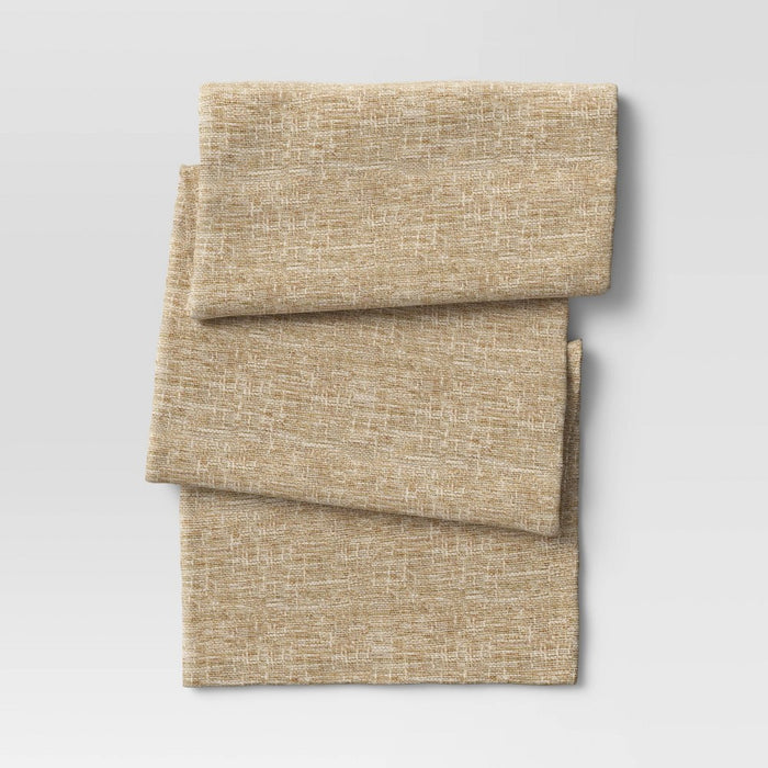 72"x14" Hamp Table Runner Natural - Threshold