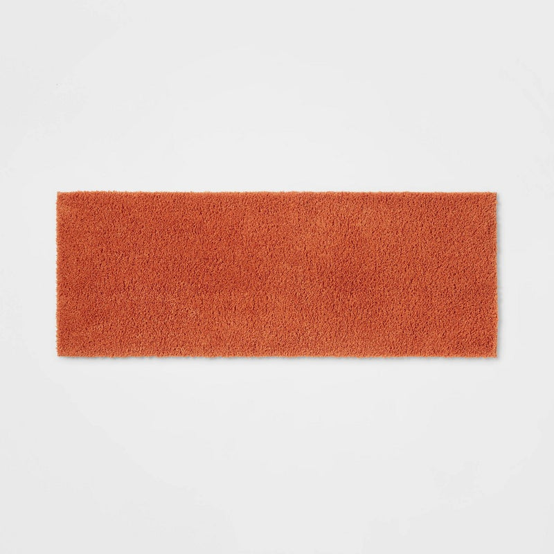22"x60" Antimicrobial Bath Runner Orange - Threshold (LOCAL PICKUP ONLY)