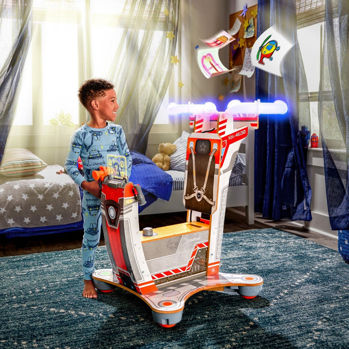 KidKraft Ultimate Helicopter Wooden Pretend Play Set with Lights Sounds and Spinning Propellers (LOCAL PICKUP ONLY)