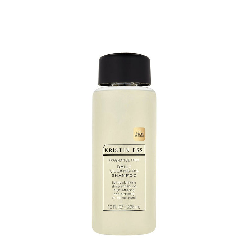 Kristin Ess Fragrance Free Daily Cleansing Shampoo, Lightly Clarifing, Vegan + Sulfate Free - 10 fl oz