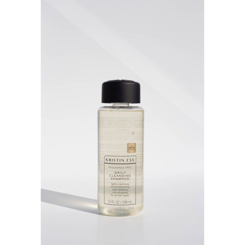 Kristin Ess Fragrance Free Daily Cleansing Shampoo, Lightly Clarifing, Vegan + Sulfate Free - 10 fl oz