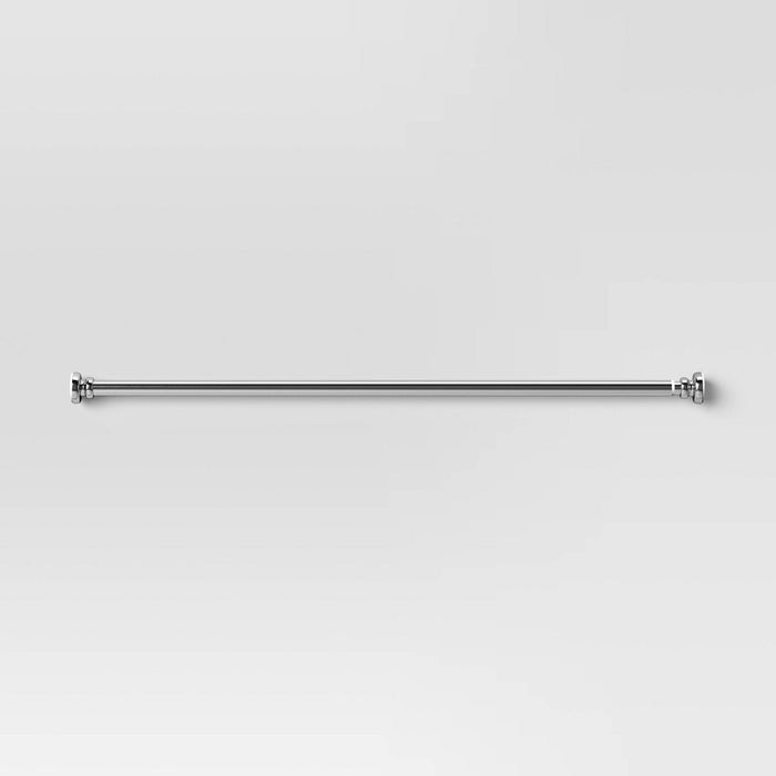 18"-30" Round Curtain Rod Brushed Nickel - Room Essentials