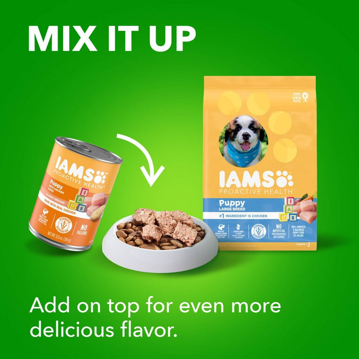 IAMS Proactive Health Chicken Large Breed Puppy Premium Dry Dog Food - 15lbs (LOCAL PICKUP ONLY)