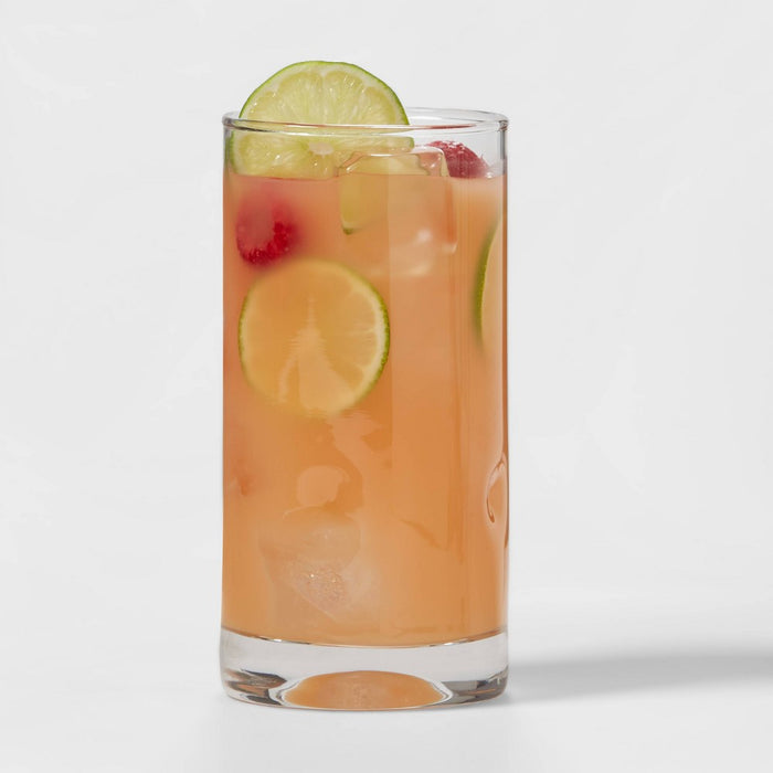 16.8 fl oz 4pk Glass Telford Tall Tumblers - Threshold