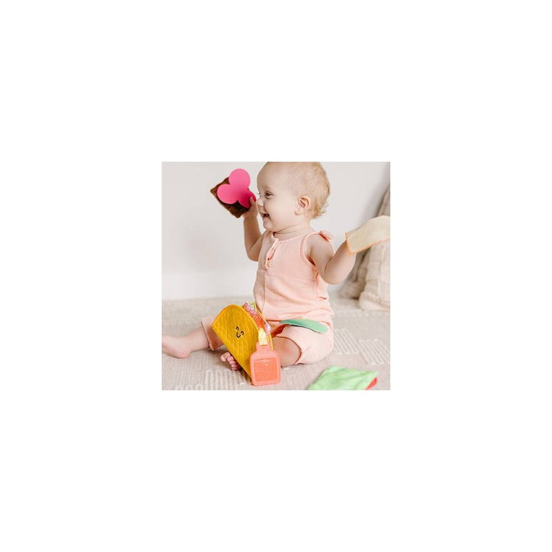 Melissa & Doug Multi-Sensory Soft Taco Fill & Spill Infant Toy