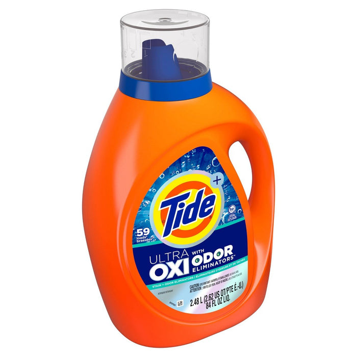 Tide Liquid Oxi + Odor Eliminator Laundry Detergent - 84 fl oz