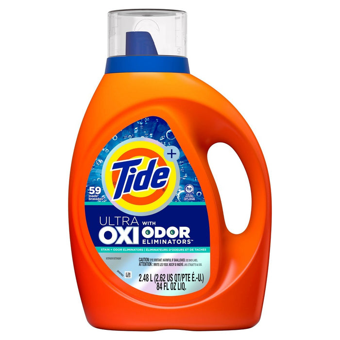 Tide Liquid Oxi + Odor Eliminator Laundry Detergent - 84 fl oz