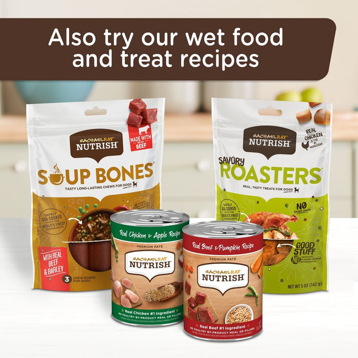 Rachael Ray Nutrish Dish Chicken, Vegetable, Fruit & Brown Rice Recipe Super Premium Dry Dog Food - 3.75lbs