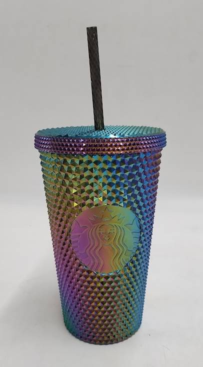Starbucks Halloween 2023 Oil Slick Rainbow Iridescent Venti Tumbler 16Oz