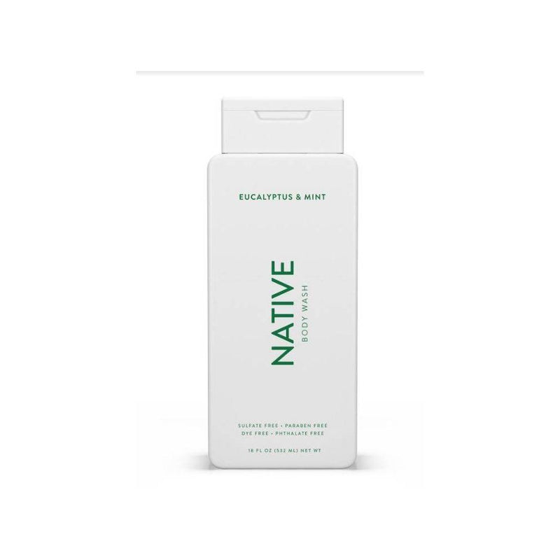 Native Body Wash - Eucalyptus & Mint - Sulfate Free - 18 fl oz