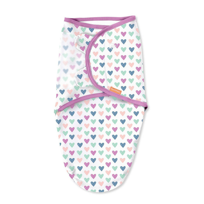 SwaddleMe by Ingenuity Original Swaddle Wrap - Hearts and Hoops - S/M - 0-3 Months - 3pk