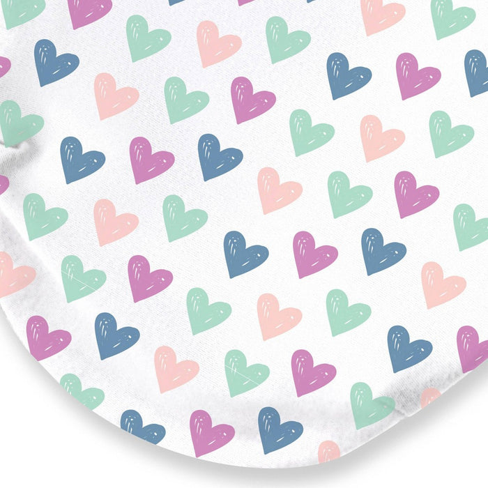 SwaddleMe by Ingenuity Original Swaddle Wrap - Hearts and Hoops - S/M - 0-3 Months - 3pk