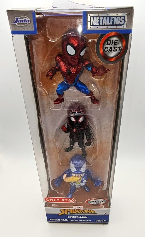 Metalfigs Spider-Man 2.5" Metal Figures 3pk