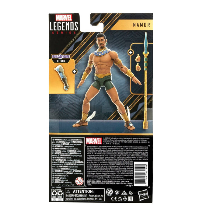 Marvel Legends Series Black Panther Wakanda Forever Build-A-Figure Namor Action Figure