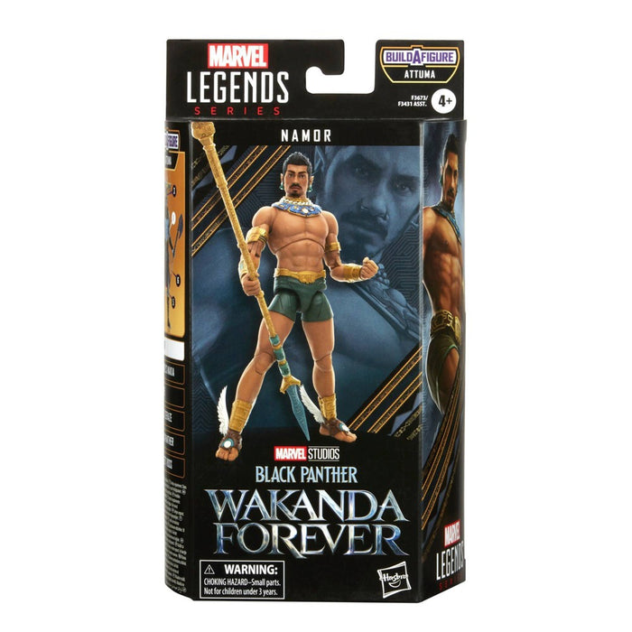 Marvel Legends Series Black Panther Wakanda Forever Build-A-Figure Namor Action Figure