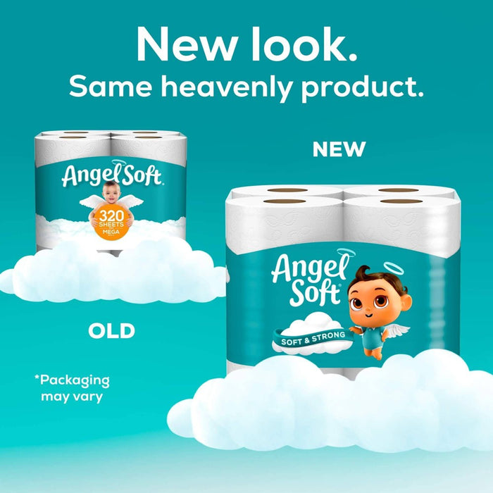 Angel Soft Toilet Paper - 6 Mega Rolls