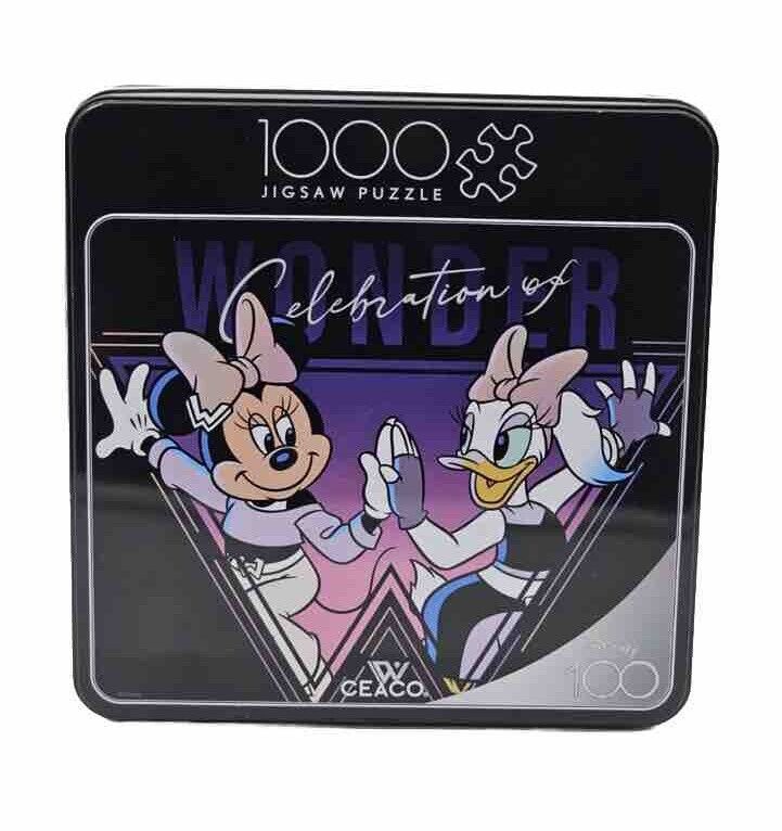 Ceaco Minnie & Daisy 100th Celebration of Wonder Jigsaw Puzzle Tin - 1000pc