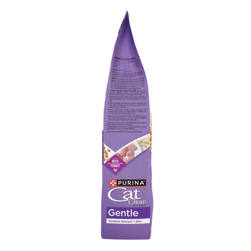 Purina Cat Chow Sensitive Skin and Stomach Turkey Flavor Dry Cat Food - 6.3 lbs