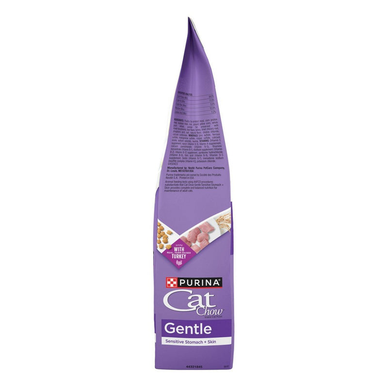 Purina Cat Chow Sensitive Skin and Stomach Turkey Flavor Dry Cat Food - 6.3 lbs