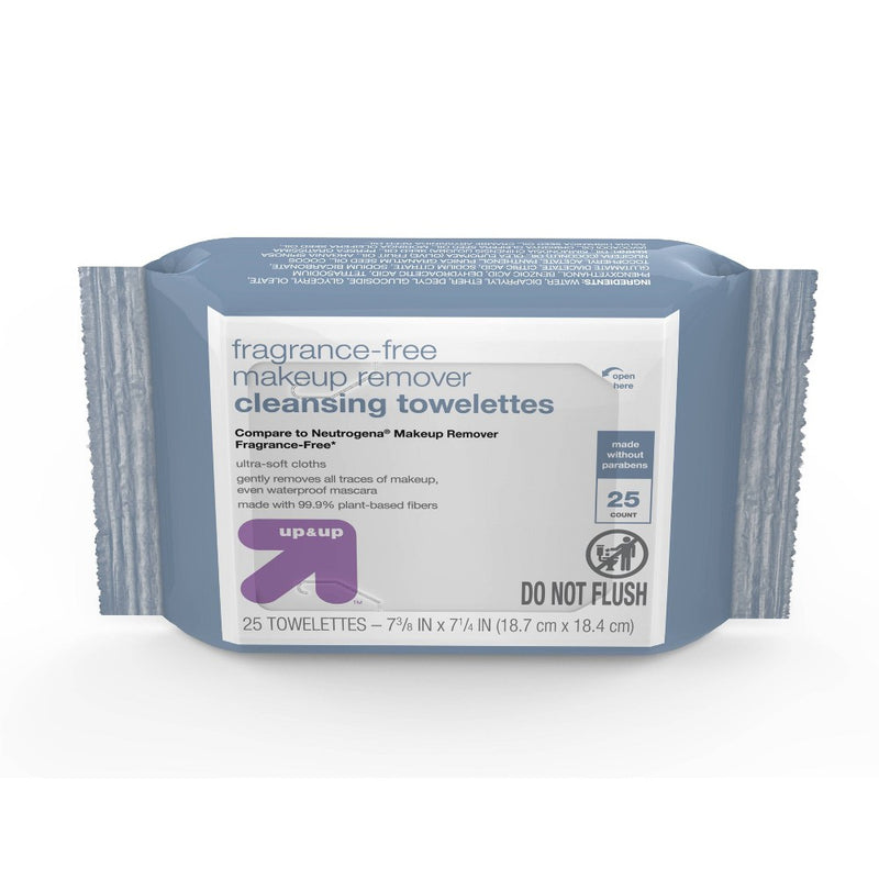 Unscented Facial Wipes - 25ct - up & up