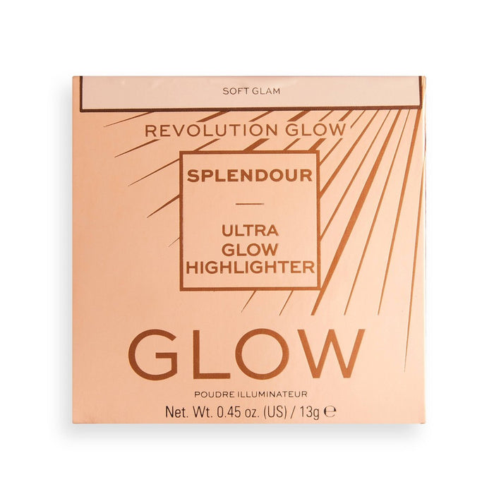 Makeup Revolution Glow Splendour Highlighter - Soft Glam - 0.45oz