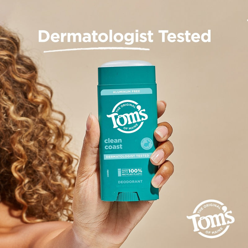 Tom's of Maine Clean Coast Deodorant - 3.25oz