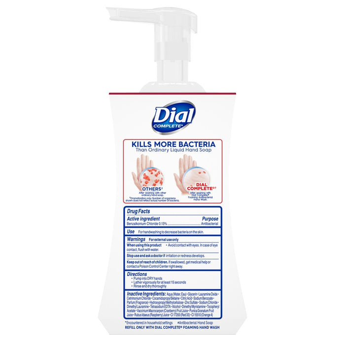 Dial Complete Antibacterial Foaming Hand Wash - Power Berries - 10 fl oz