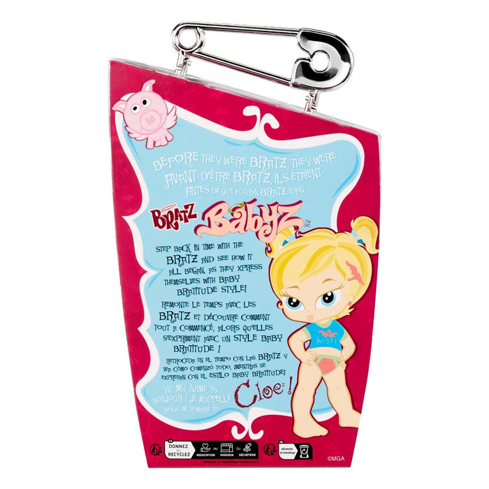 Bratz Babyz Cloe Collectible Fashion Doll with Real Fashions and Pet