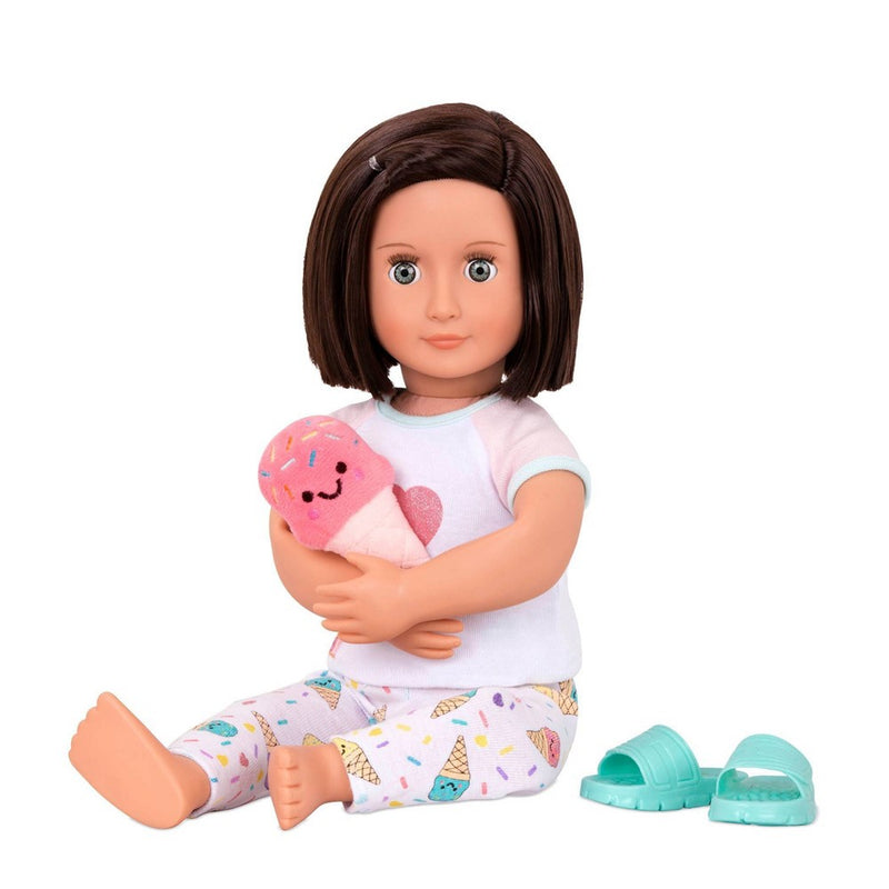 Our Generation Ice Cream Dreams Pajama & Robe Outfit for 18" Dolls