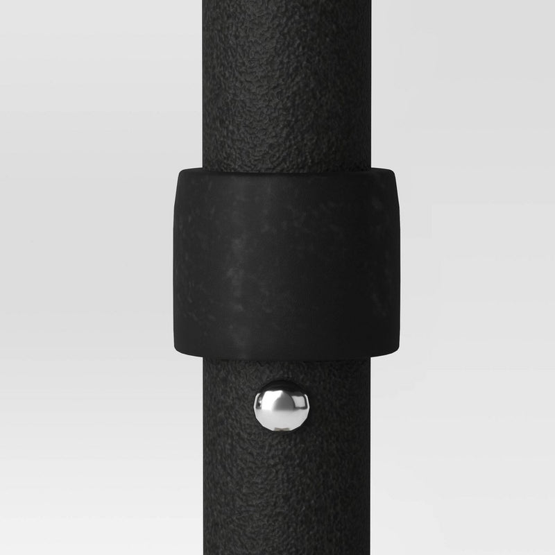 7.5' Round Outdoor Patio Market Umbrella Black - Room Essentials (LOCAL PICKUP ONLY)