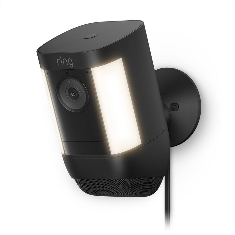 Ring 1080p Spotlight Cam Pro Plug-In Security Camera - Black