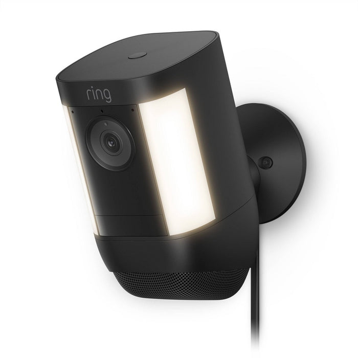Ring 1080p Spotlight Cam Pro Plug-In Security Camera - Black