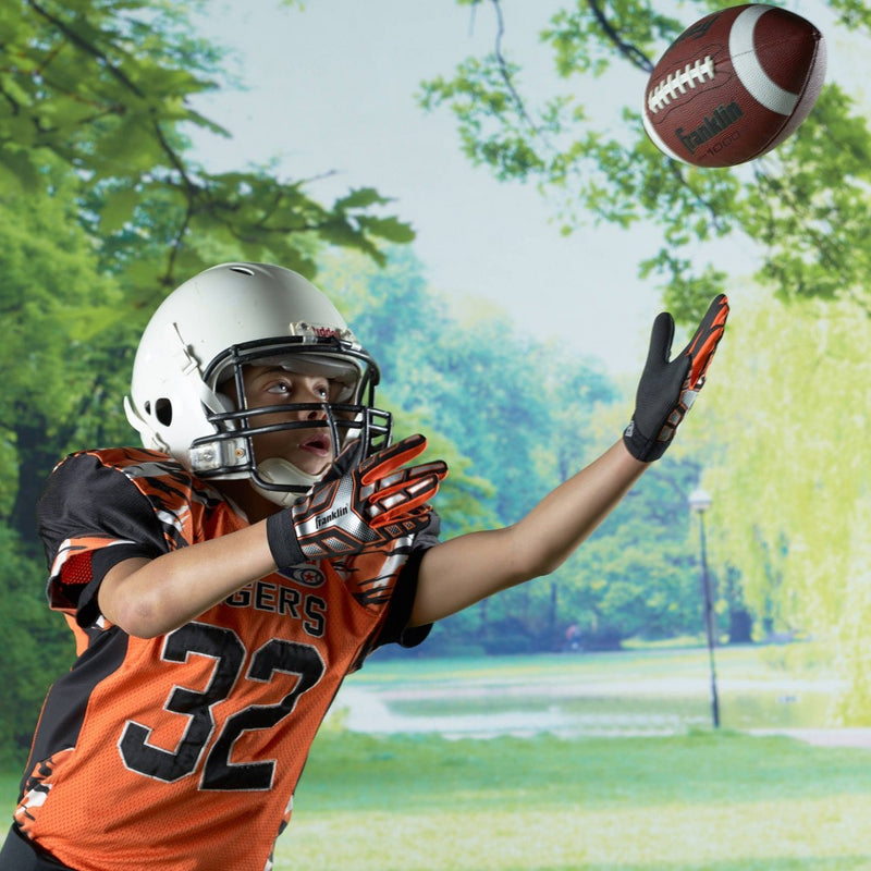 Franklin Sports 1000 Series Grip-Rite Junior Football - Brown