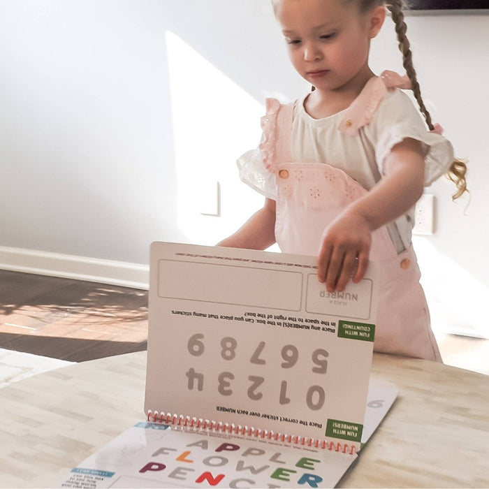 Reusable Sticker Learning & Activity Book with 200 Premium Puffy Stickers - Chuckle & Roar