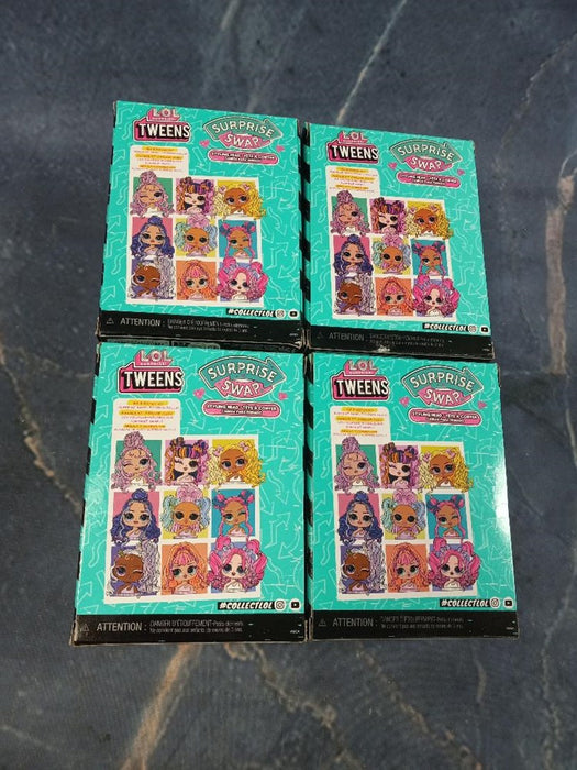 LOT OF 4 L.O.L. Surprise! Tweens Surprise Swap Styling Heads  SEE DETAILS
