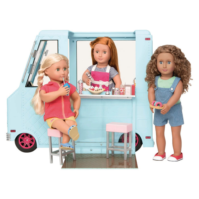Our Generation Sweet Stop Ice Cream Truck - Light Blue *BRAND NEW, SEALED* (LOCAL PICKUP ONLY)