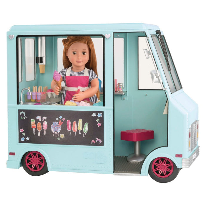 Our Generation Sweet Stop Ice Cream Truck - Light Blue *BRAND NEW, SEALED* (LOCAL PICKUP ONLY)